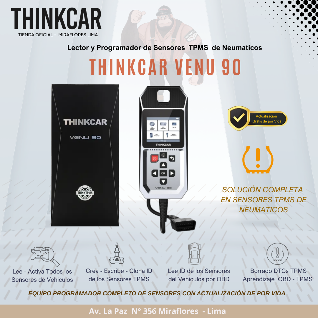 Thinkcar Venu 90 Programador de Sensores