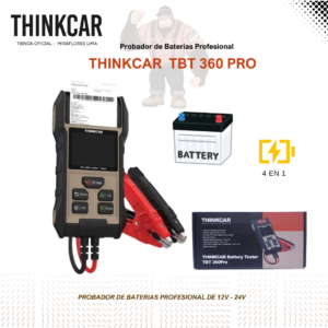 PROBADOR DE BATERIAS 12V 24V TBT360 PRO