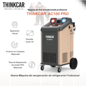 MAQUINA DE AIRE ACONDICIONADO THINKCAR AC100 PRO